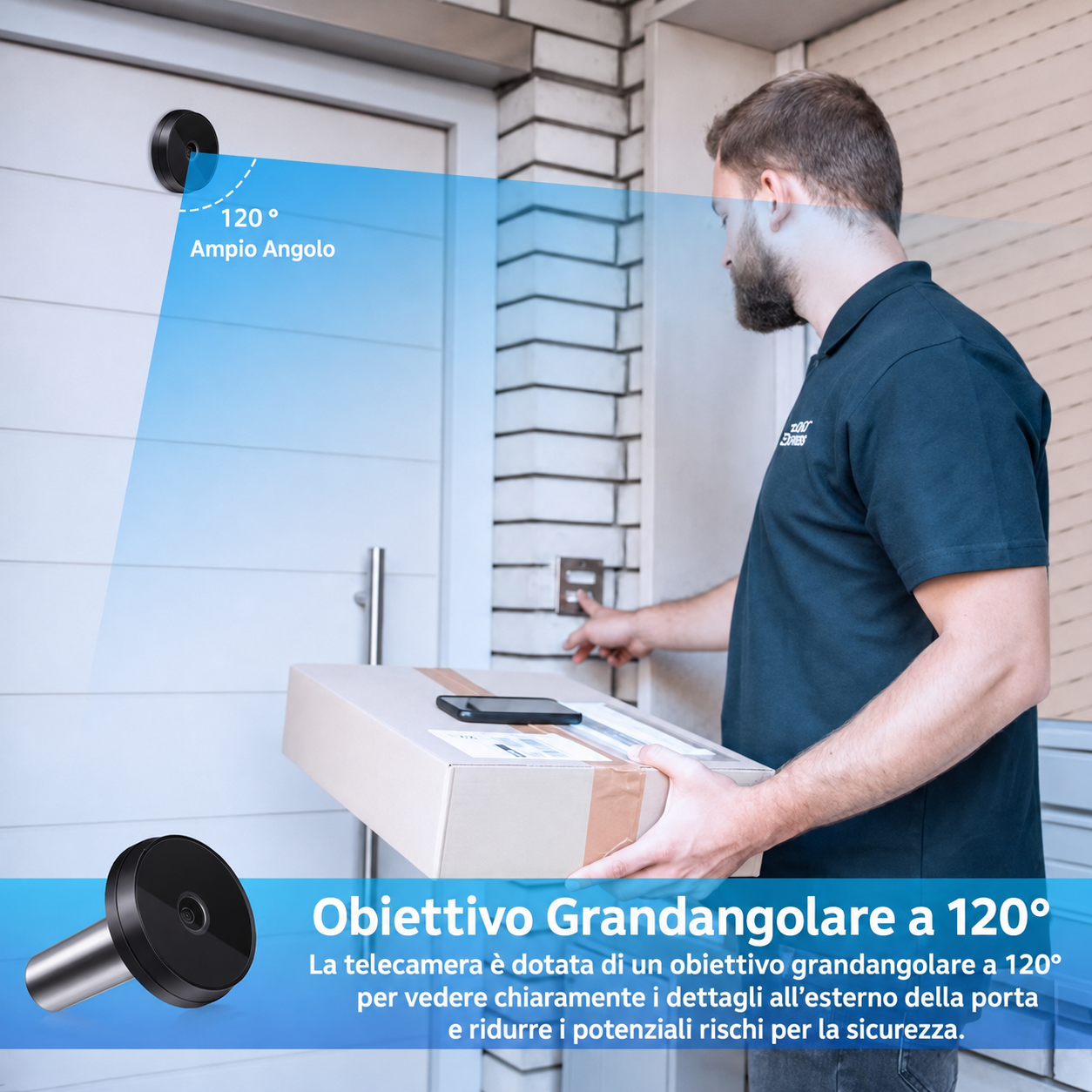 SicurFay™ - Spioncino Digitale Premium LCD da 2.8" con Visione Notturna e Fotocamera Integrata